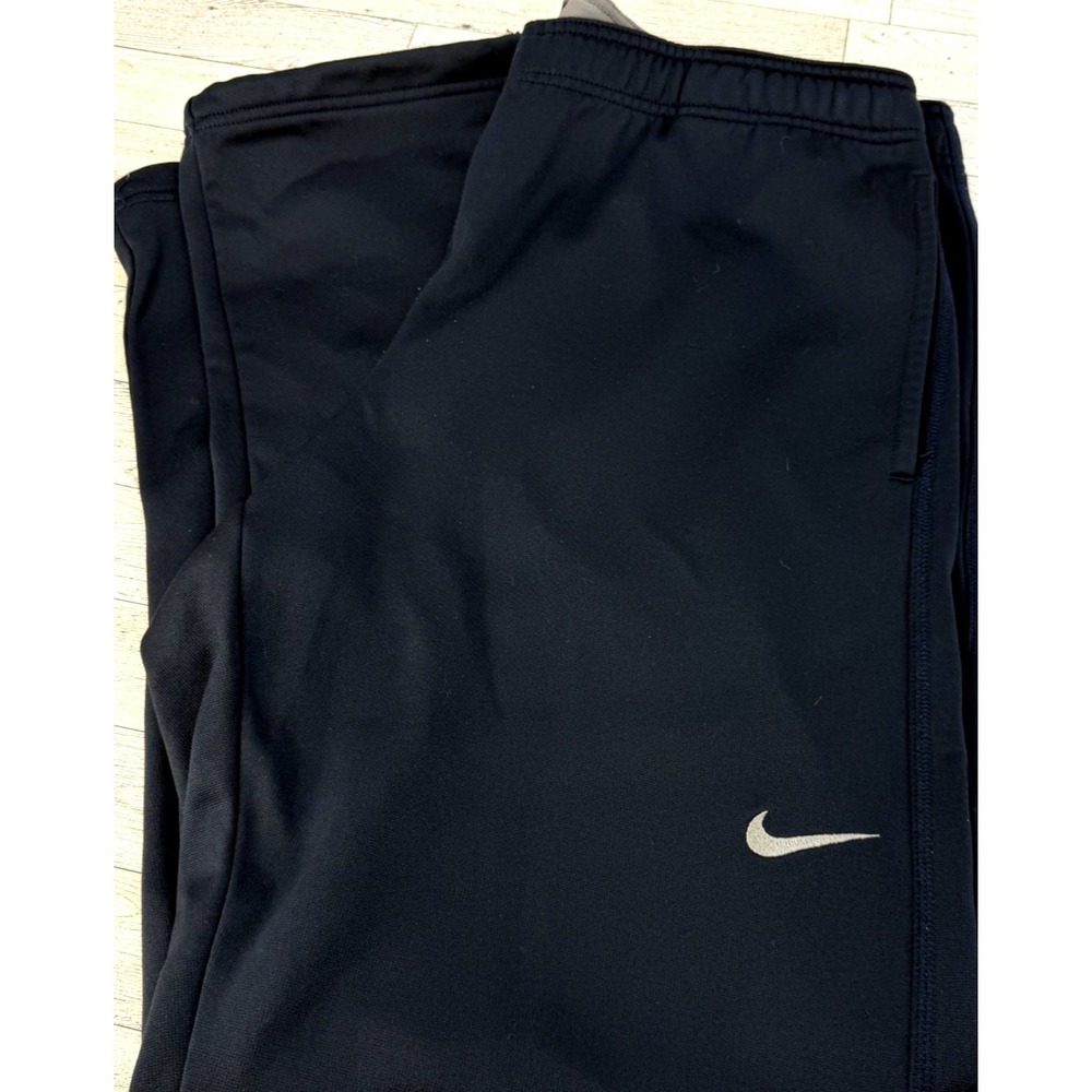 Nike Therma Fit Sweatpants Men's LARGE Black Athletic Joggers Training Pants